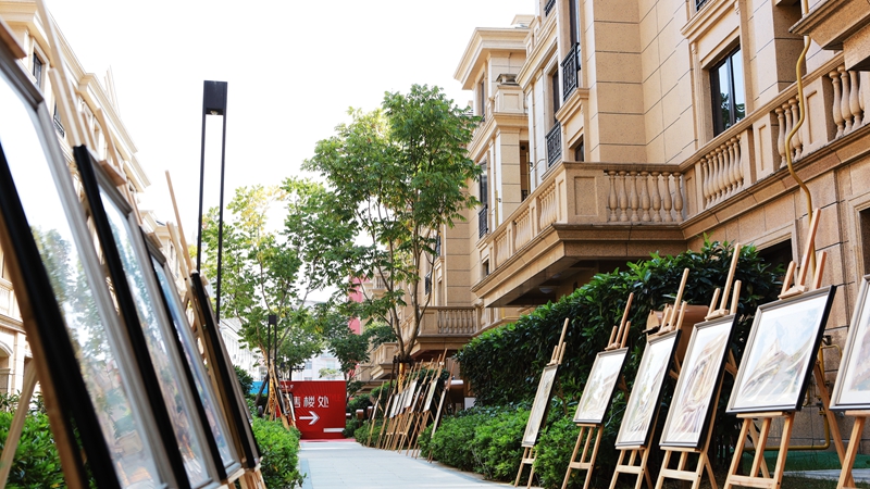 樂清華都&middot;天虹墅疊墅生活體驗區(qū)開放 吸引百余組客戶參觀