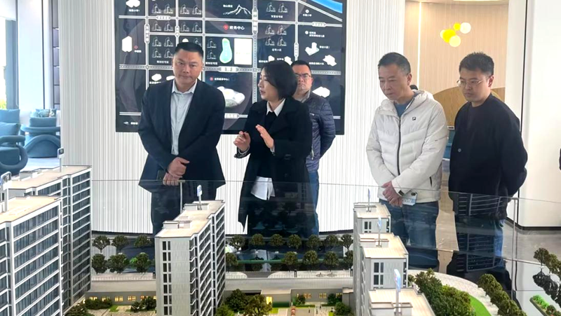 松陽縣住房和城鄉建設局局長潘毅調研美林&middot;南宸府