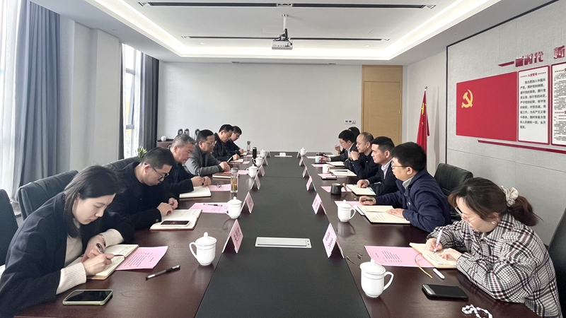 上虞供銷社黨委書記、理事會主任胡升一行到訪浙江農合