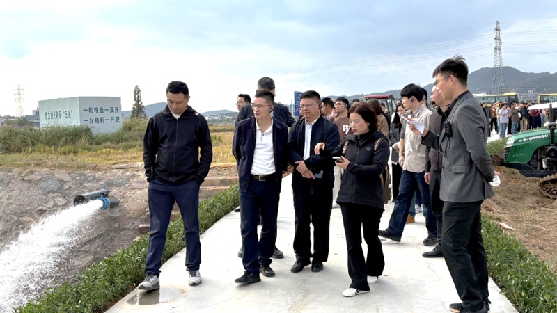 農(nóng)田退水&ldquo;零直排&rdquo;與秸稈綜合利用現(xiàn)場會在浙農(nóng)科技金華永康&ldquo;萬畝方&rdquo;項目舉行