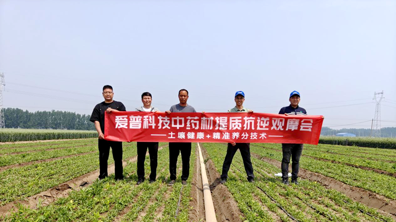 愛(ài)普科技舉辦中藥材觀摩會(huì) 科技賦能藥材健康生長(zhǎng)